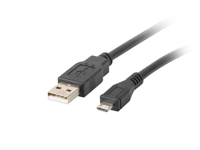 EAN 5901969413625 - Lanberg CA-USBM-10CC-0003-BK cable USB USB 2.0 0,3 m Micro-USB B USB A Negro imagen 1