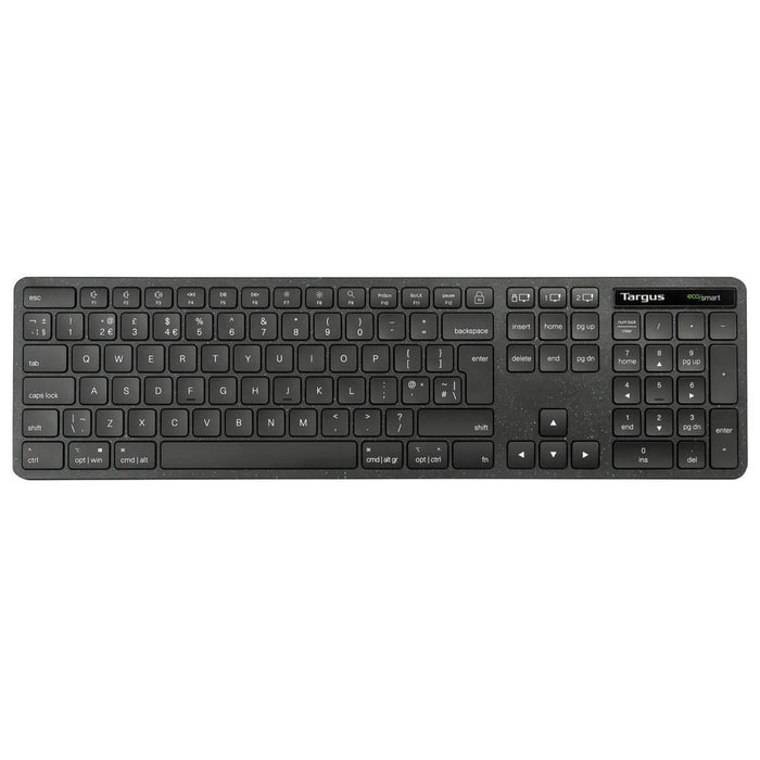 Targus Ecosmart Teclado Full Size Antimicrobiano Inalámbrico Bluetooth 5.0 2.4 Ghz Azerty Francés Negro