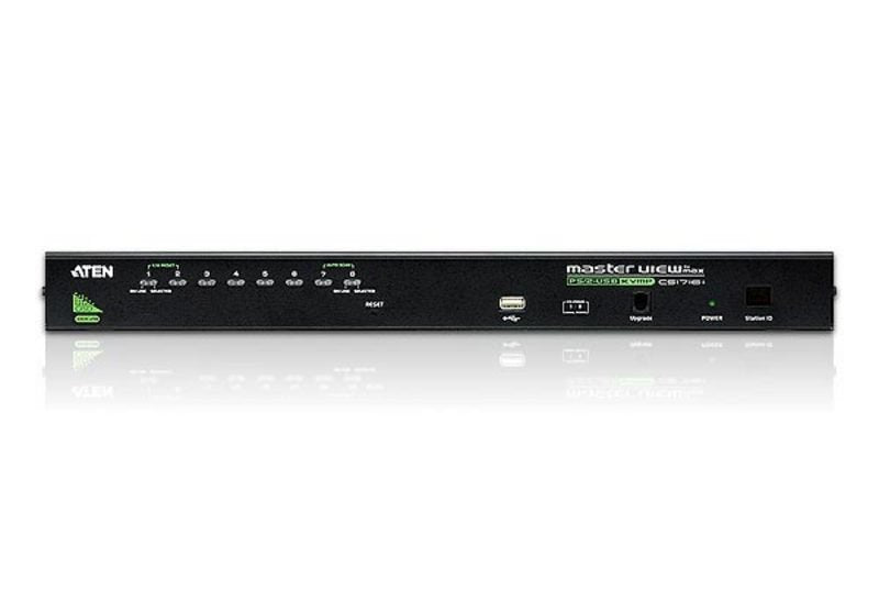 EAN 4710423775312 - ATEN CS1708A-AT-G interruptor KVM Montaje en rack Negro imagen 3