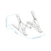 EAN 8433281012738 - TooQ TQLRS0033-AL-G soporte para ordenador portátil Soporte para ordenador portátil y tableta 38,1 cm (15 imagen 4