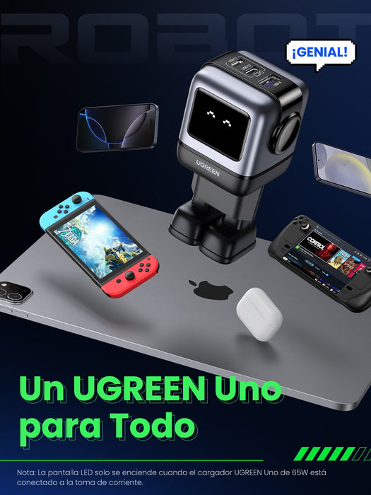 EAN 6941876236688 - Ugreen Nexode RG 65W 3-Port GaN Ordenador portátil, Teléfono móvil, Portátil, Batería portátil, Teléfono  imagen 11