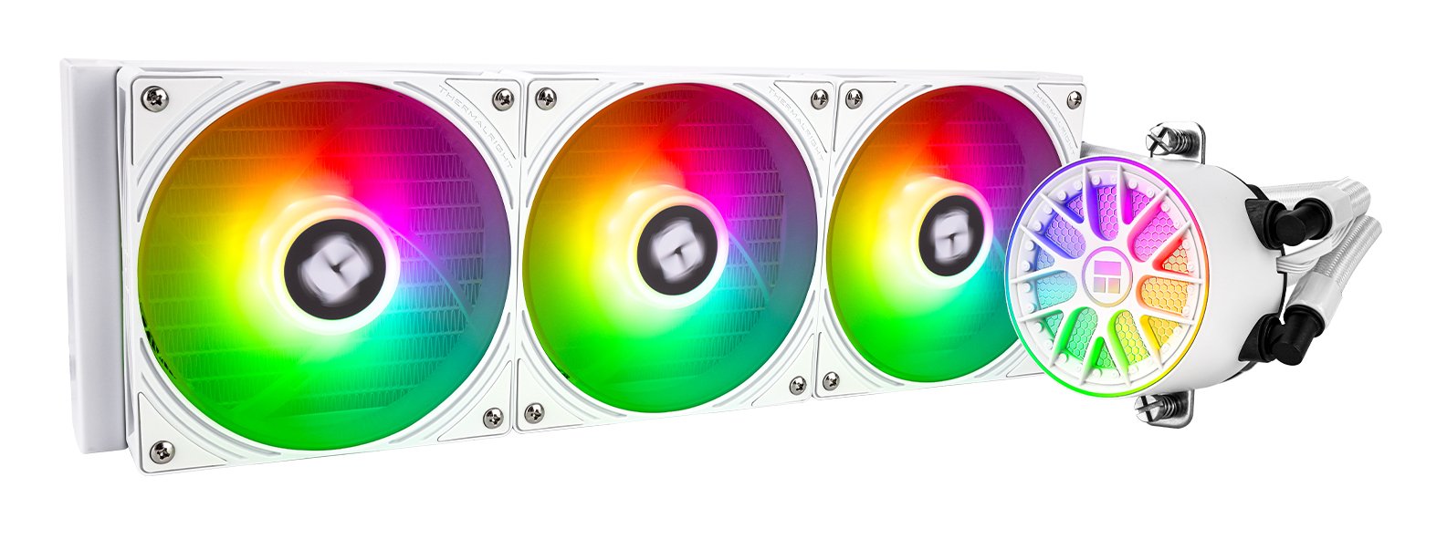 K Kit Watercooling Aio Thermalright Aqua Elite V6 Rgb - 360mm (Blanc)