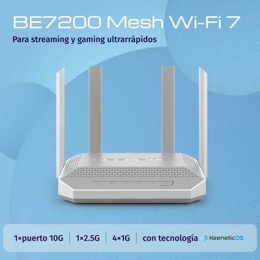 EAN 4897082922537 - Keenetic Titan (KN-1812) router inalámbrico 10 Gigabit Ethernet Doble banda (2,4 GHz / 5 GHz) Blanco imagen 2