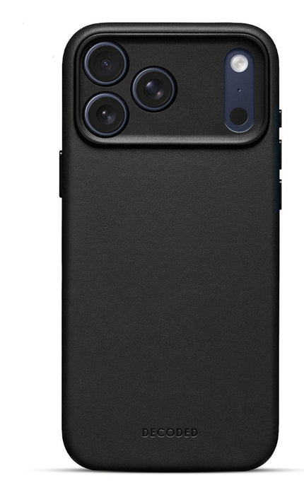 Decoded Leather Backcover Iphone 17 Pro Max Black