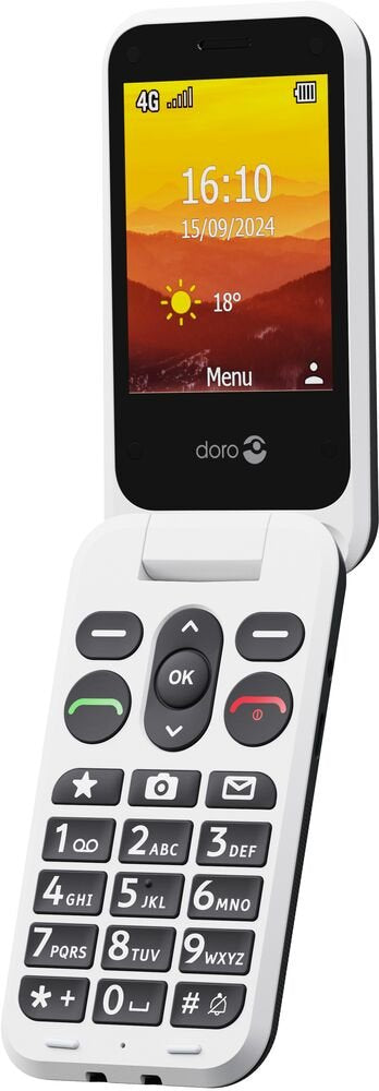 EAN 7322460087463 - Doro Leva L30 7,11 cm (2.8") 142,7 g Negro, Blanco Característica del teléfono imagen 2