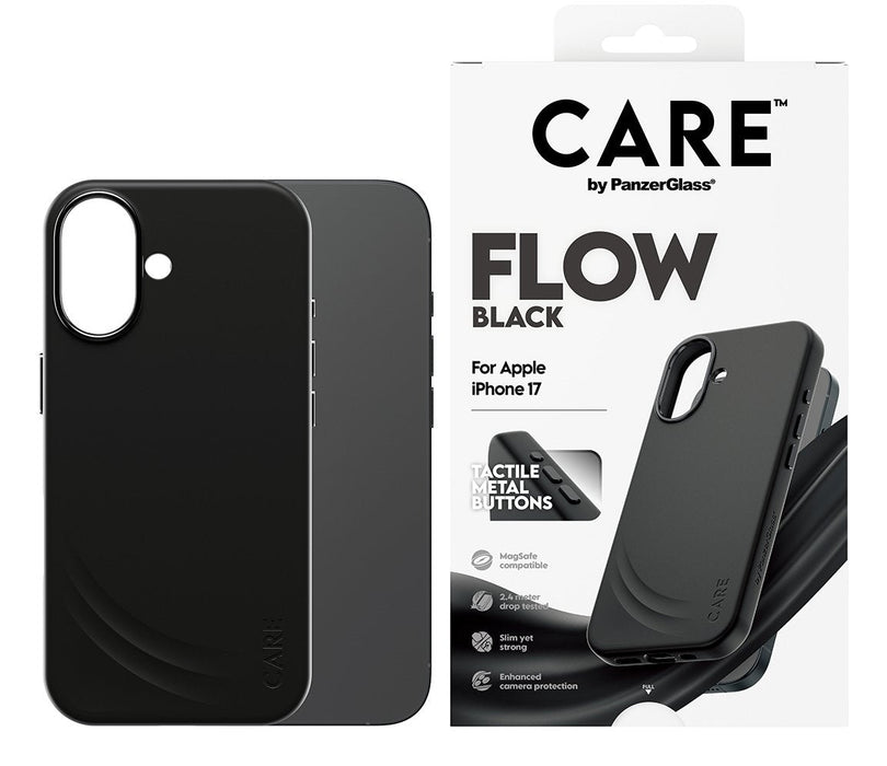 Panzerglass Care By ® Flow Case Black W. Magsafe Iphone 17 Funda Para Apple - Iphone 17 Negro