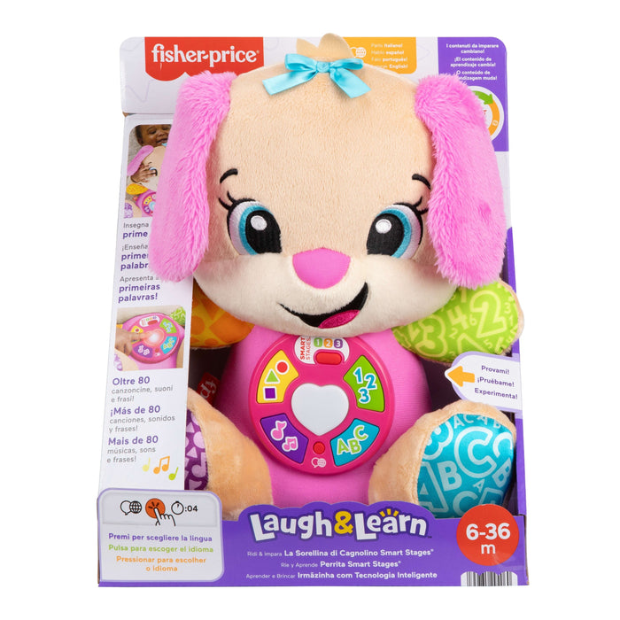 Peluche Perrita Aprende Conmigo Rie Y Aprende