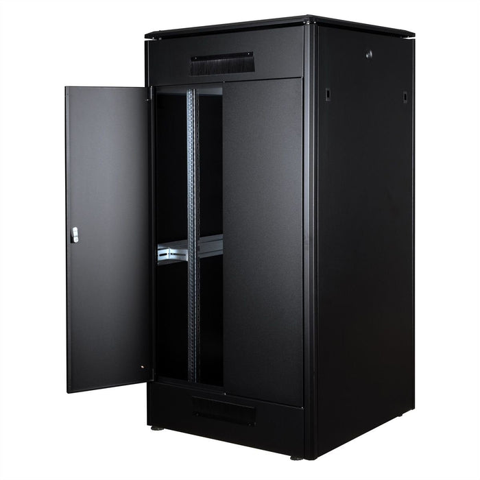 Roline 19-Zoll Netzwerkschrank Pro 32 He, 800x800 Bxt Glastr Schwarz