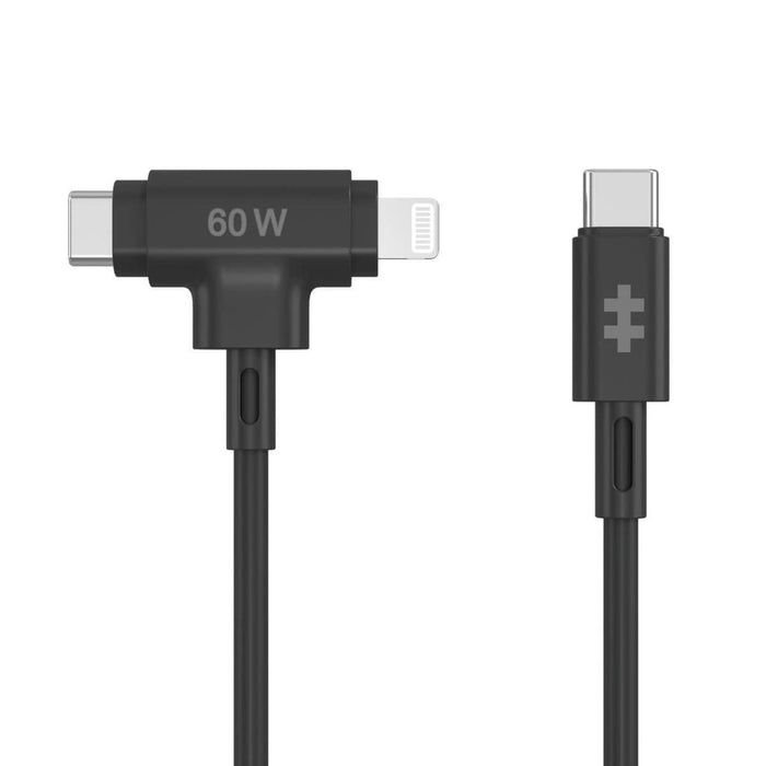 EAN 6941921149369 - HYPER HyperJuice cable USB USB 2.0 1,5 m USB C USB C/Lightning Negro imagen 1