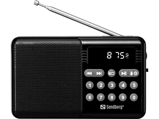 EAN 5705730421181 - Sandberg 421-18 radio Portátil Analógica Negro imagen 2