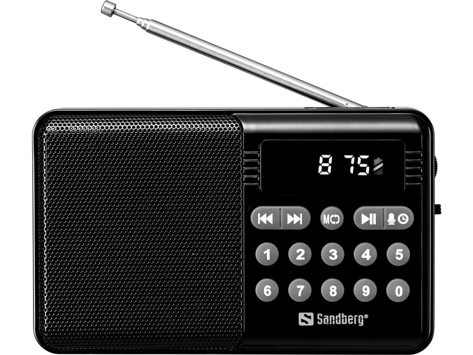 EAN 5705730421181 - Sandberg 421-18 radio Portátil Analógica Negro imagen 2