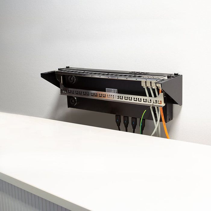 Logilink 19" Rack For Under-Desk Or Wall Mounting, 2u