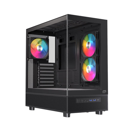 EAN 6977277367256 - Einarex EXCS-PR-500R-B carcasa de ordenador Midi Tower Negro imagen 2