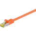 EAN 4040849915703 - Goobay RJ-45 CAT7 0.25m cable de red Naranja 0,25 m S/FTP (S-STP) imagen 1