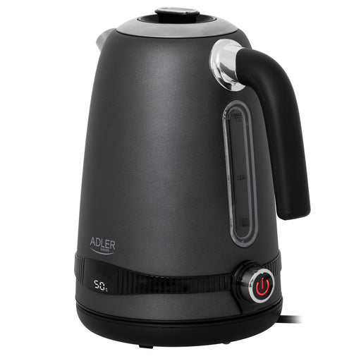 EAN 5905575902948 - Adler AD 1295G tetera eléctrica 1,7 L 2200 W Negro, Acero inoxidable, Gris imagen 2