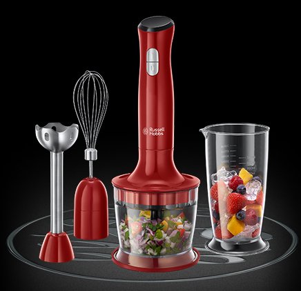 EAN 4008496941834 - Russell Hobbs 24700-56 batidora Batidora de mano 500 W Rojo imagen 1