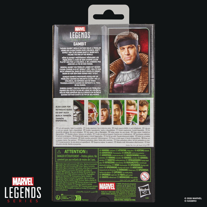 Figura Hasbro Marvel Legends Series Avengers Doomsday Gambit