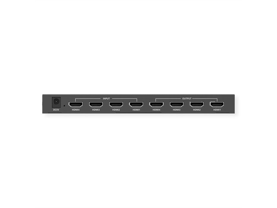 Value 4k Hdmi Matrix Switch, 4 X 4, Mit Fernbedienung