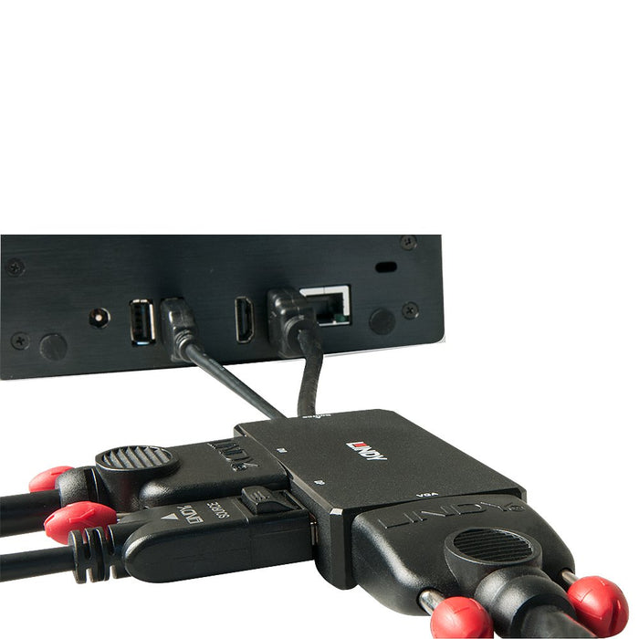 EAN 4002888381826 - Lindy 38182 adaptador de cable de vídeo 0,15 m Negro imagen 2