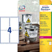 EAN 4004182047743 - Avery L4774-20 etiqueta de impresora Blanco Etiqueta para impresora autoadhesiva imagen 1