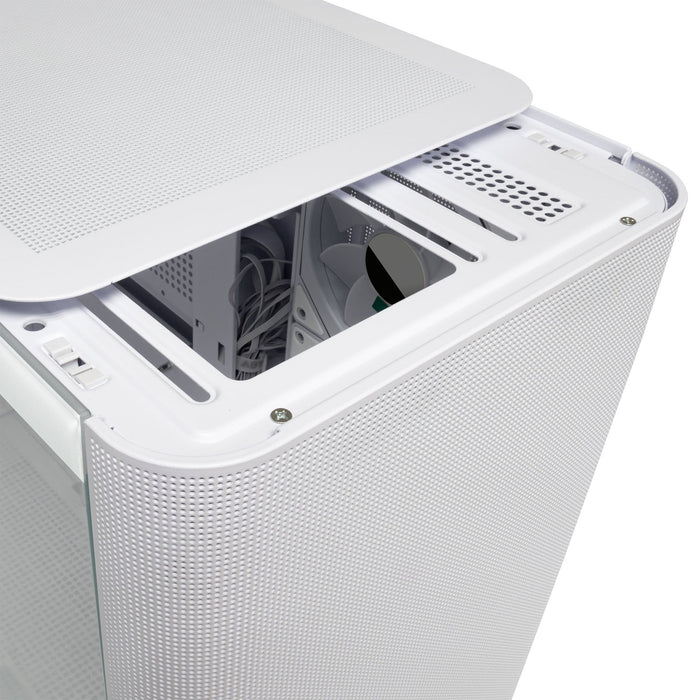 Caja Atx Abysm Danube Sava H500 Ii Air White 2x3.5" 3x2.5" 2xusb3.0 1xusb-C Gpu 400mm