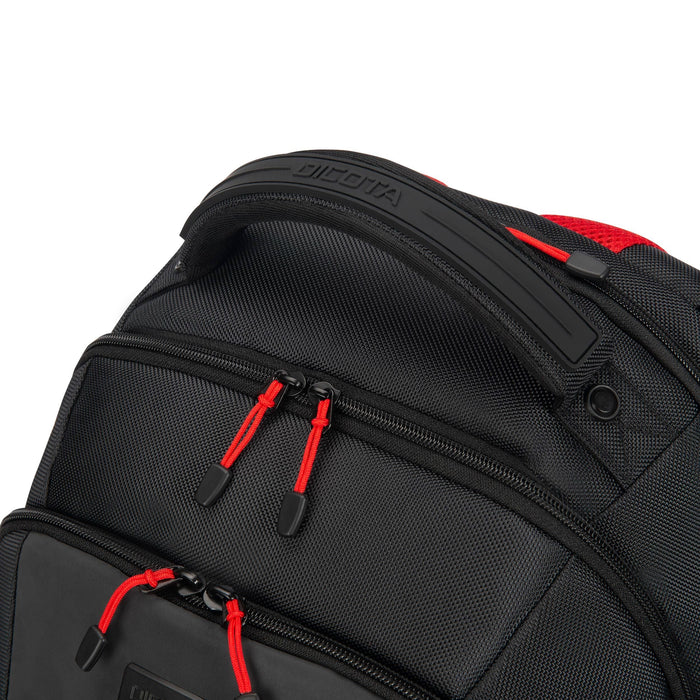 EAN 7640239422179 - DICOTA D32119-RPET mochila Mochila informal Negro, Rojo Poliéster, Tereftalato de polietileno reciclado ( imagen 8