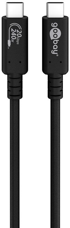 EAN 4040849617188 - Goobay 61718 cable USB USB4 Gen 2x2 2 m USB C Negro imagen 1