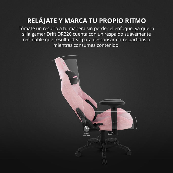 Silla Gaming Drift Dr220 Rosa