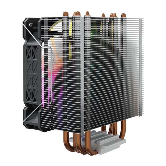 EAN 5901986048787 - Savio SAVGCOVORTEXX2ARGB sistema de refrigeración para ordenador Conjunto de chips Refrigerador de aire 1 imagen 4