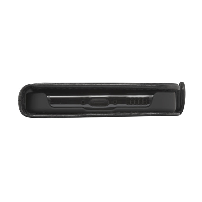 Dbramante1928 Copenhagen Funda Con Tapa Para Teléfono Móvil Cuero De Grano Entero Negro Para Samsung Galaxy A55