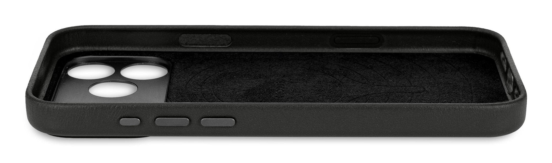 Decoded Leather Backcover Iphone 17 Pro Black