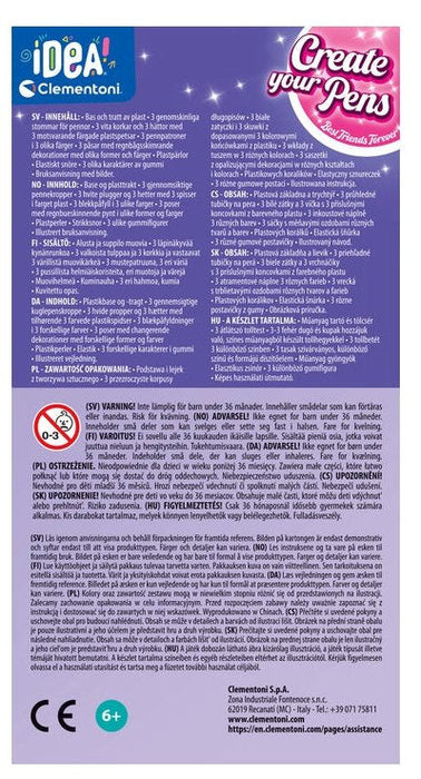 Clementoni Mini Fabryka Dlugopisów Najlepsi Przyjaciele 18162