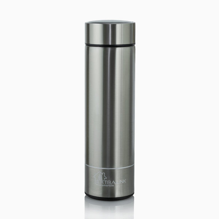 Extralink Mug-Smart500 Silver Taza De Viaje 500 Ml Plata Acero Inoxidable