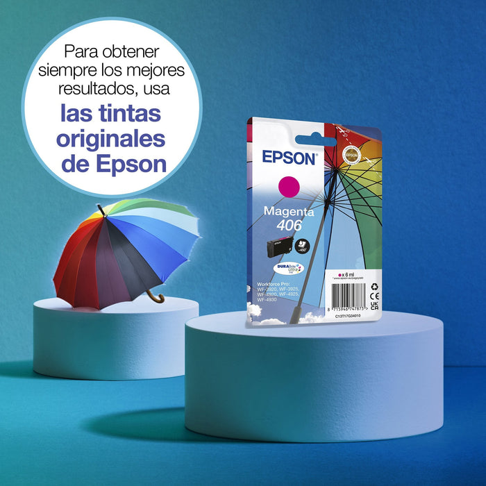 Epson Singlepack Magenta 406 Durabrite Ultra Ink