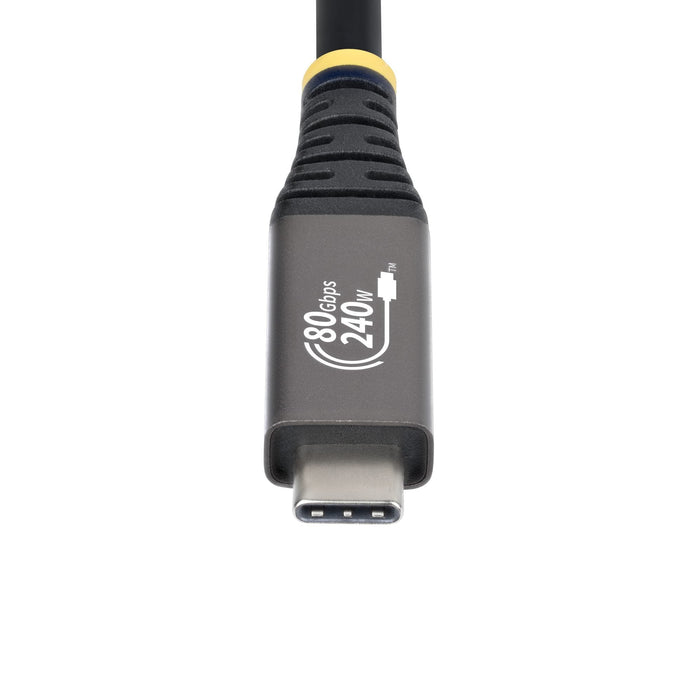 Cable Usb4 1 5m  Usb-C - Certificado Usb-If - 80gbps