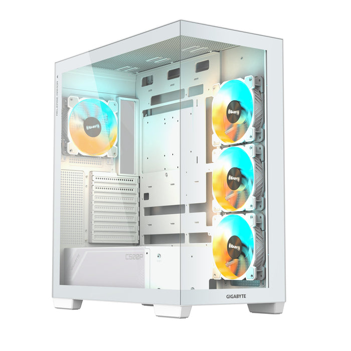 EAN 4719331555030 - GIGABYTE C500 PANORAMIC STEALTH Midi Tower Blanco imagen 1