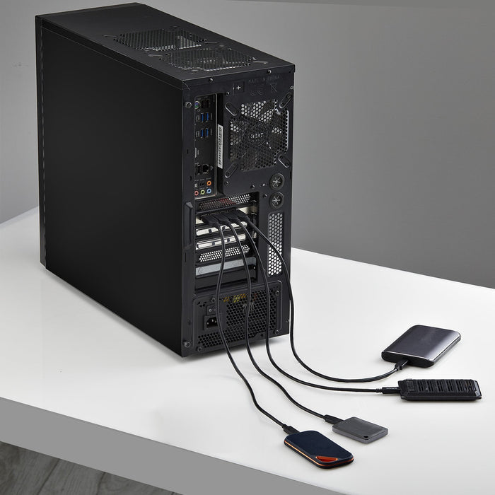 Tarjeta Startech Pci Express De 4 Puertos Usb-A - Usb 3.2 10gbps - Tarjeta De Expansión Pcie Hub Interno - 4 Controladores Independientes - Taa
