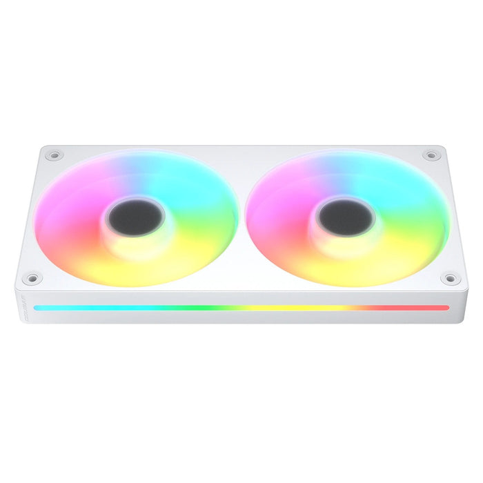 Ventilador Pc Cougar Reversed Unity240-Fb,240 Argb Pwm, Blanco