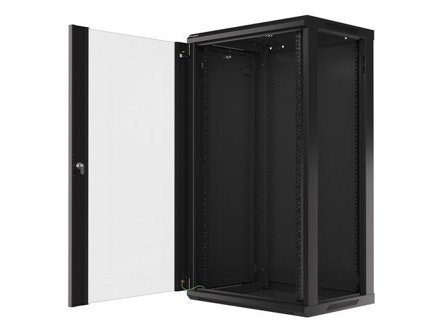EAN 5901969403251 - Lanberg WF01-6422-10B armario rack 22U Bastidor de pared Negro imagen 5