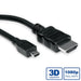EAN 7611990196722 - VALUE 11.99.5581 cable HDMI 2 m HDMI tipo A (Estándar) HDMI tipo D (Micro) Negro imagen 3