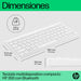 EAN 0196548516704 - HP 350 WHT Compact Multi-Device Keyboard teclado Hogar Blanco imagen 5