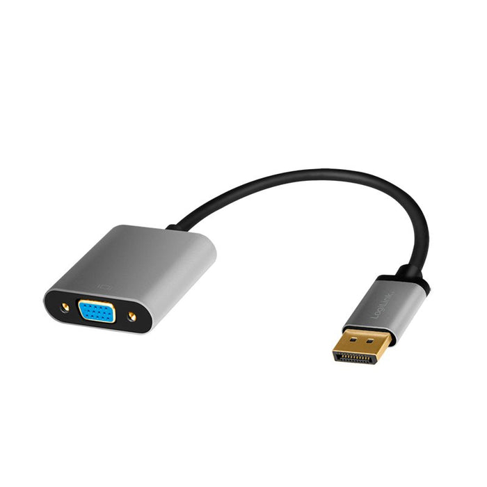 EAN 4052792062113 - LogiLink CDA0109 cambiador de género para cable DisplayPort VGA Negro, Gris imagen 1