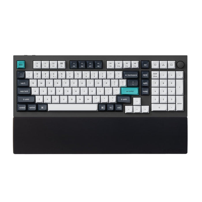 Keychron Silicone Palm Rest Para K4/Q5/V5 (Negro) Pr51