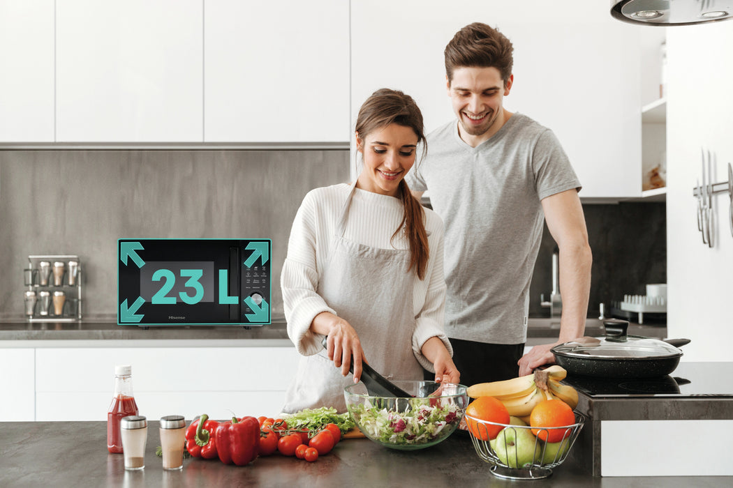 Horno Microondas + Grill Hisense H23mobsd1hg 23l 800w Negro