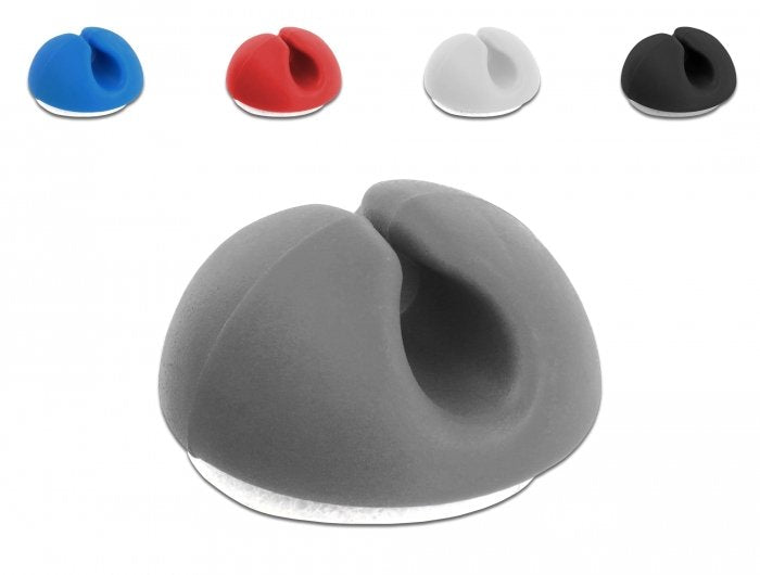 Soporte De Cable Delock Mini, Soporte Gris, Negro, Blanco, Azul, Rojo 18294