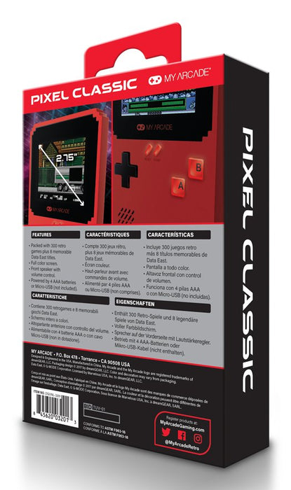 EAN 0845620032013 - dreamGEAR PIXEL CLASSIC Rojo Gamepad Digital imagen 5