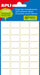 EAN 8410782026617 - APLI 02661 etiqueta autoadhesiva Alrededor Permanente Blanco 210 pieza(s) imagen 1
