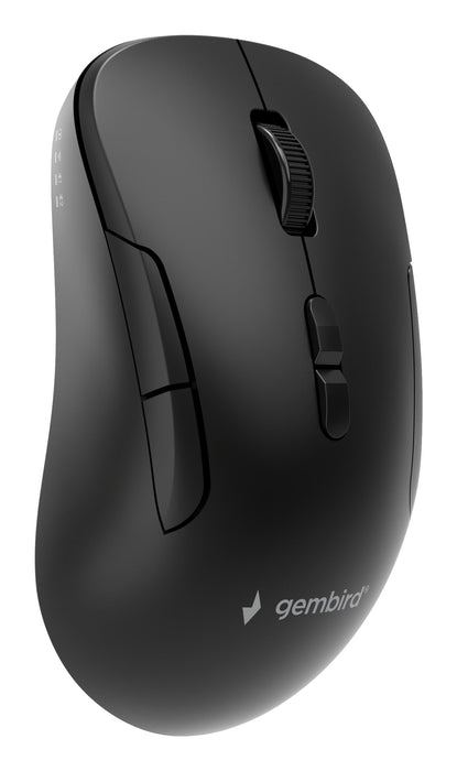 Gembird Dual-Mode 7-Button Wireless Mouse 2.4g + Bt Black