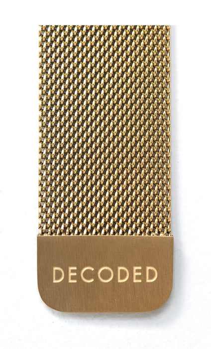 Decoded Traction Strap Correa Oro Acero Inoxidable