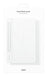 EAN 8806095110479 - Samsung EF-BX710PWEGWW funda para tablet 27,9 cm (11") Folio Blanco imagen 13